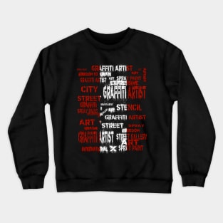 Canadian International Street Art Festival Splash Graffiti Crewneck Sweatshirt